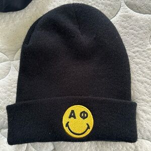 Alpha Phi Smiley Face Beanie